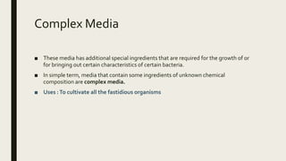Growth & nutrition of bacteria | PPTX
