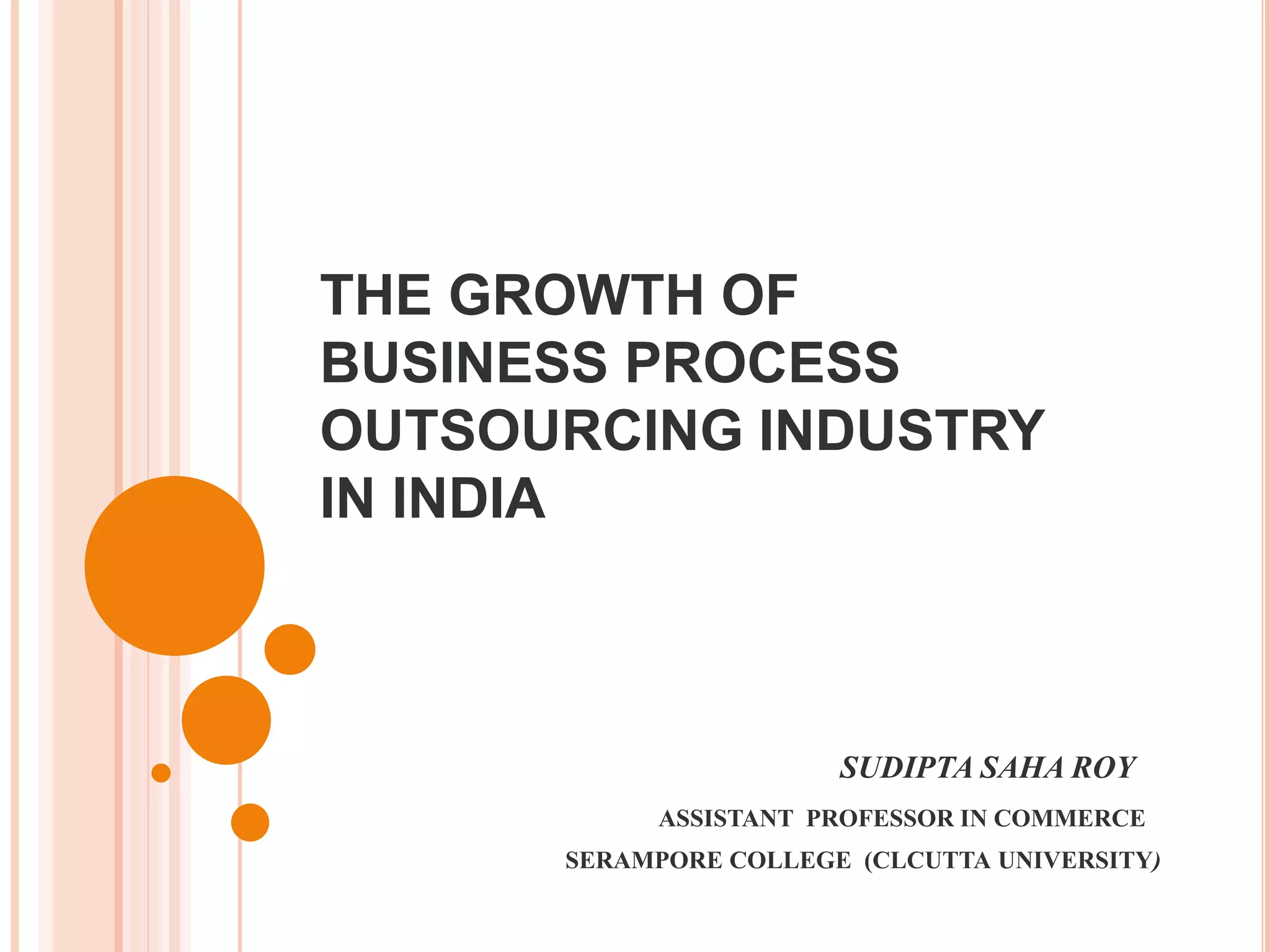 Growth of bpo industry in india | PPT