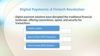 Growth of Fintech and Digital Payment Solution DIGITAL new.pptx