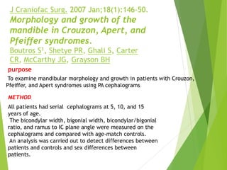 Growth and development of mandible | PPTX