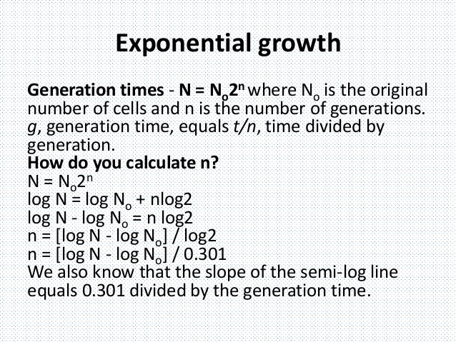how to calculate generation time
