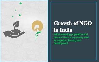 Growth of ngo in india