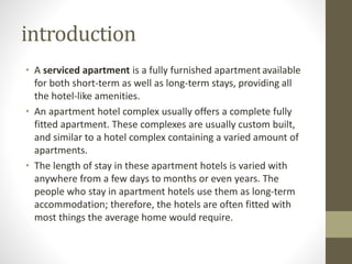 Visual Reference: Growth Of Service Apartment