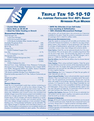 Triplus Icl Growth productscatalogo2011 | PDF