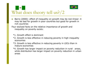 Growth Redistribution and Inequality Effects on Poverty in Nigeria | PDF