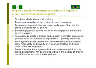 Growth Redistribution and Inequality Effects on Poverty in Nigeria | PDF