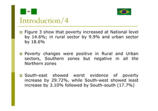 Growth Redistribution and Inequality Effects on Poverty in Nigeria | PDF