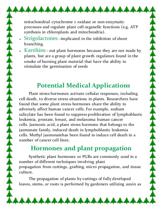 Plant Growth Regulators