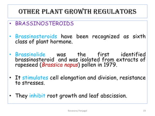 Growth regulators in vegetables | PDF