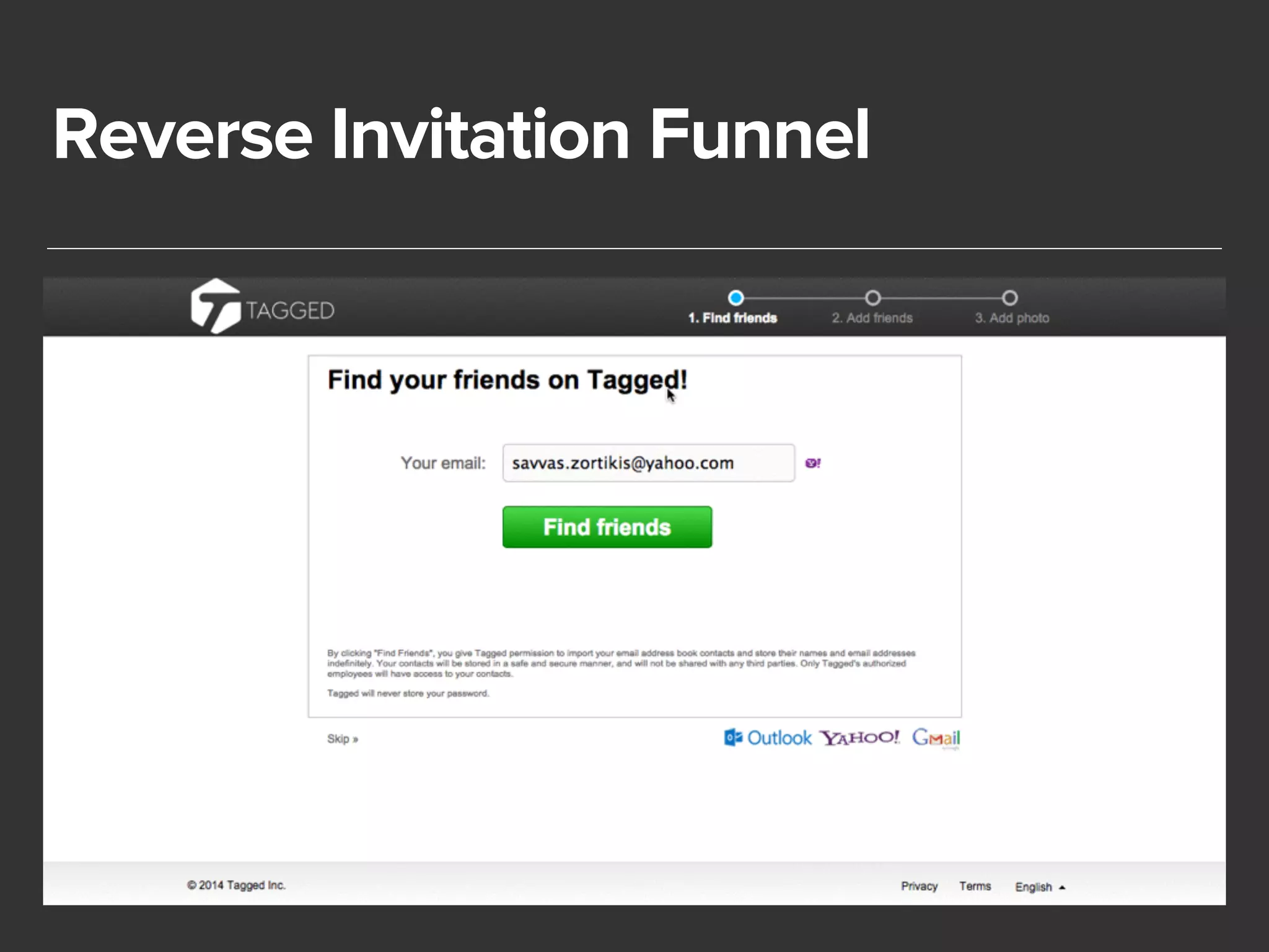 Reverse Invitation Funnel 
 