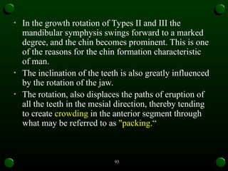 growth rotation orthodontics mds pg mandible and maxilla | PPT