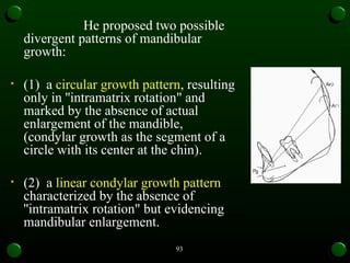 growth rotation orthodontics mds pg mandible and maxilla | PPT
