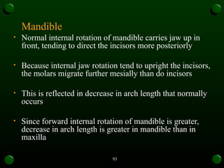 growth rotation orthodontics mds pg mandible and maxilla | PPT