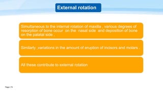 Growth rotations in orthodontics | PPTX