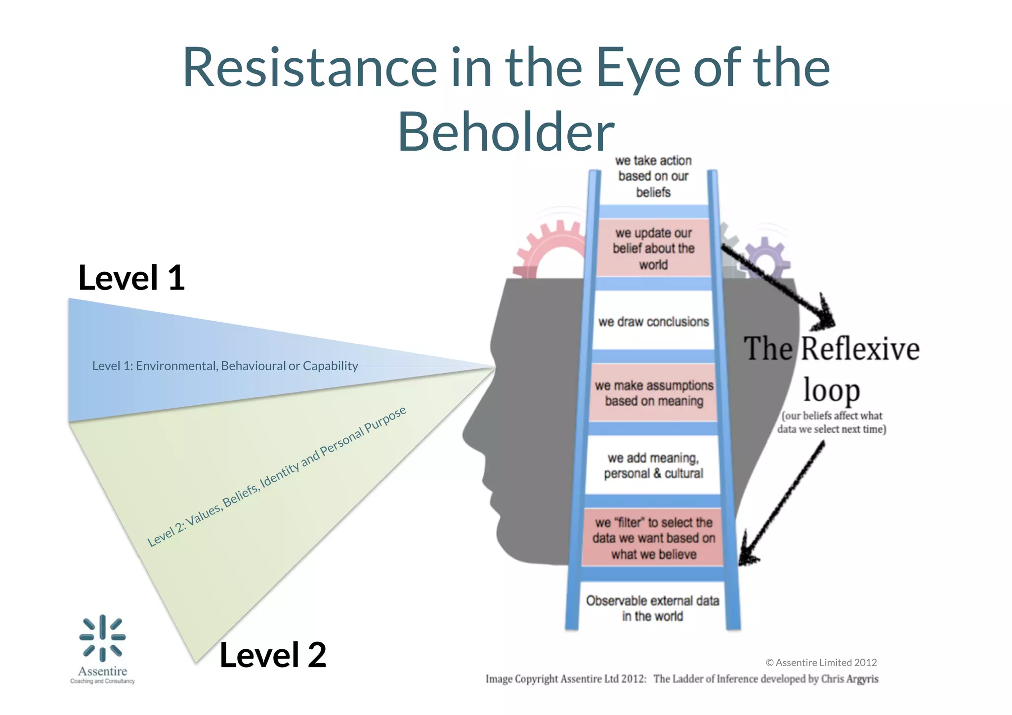 Resistance in the Eye of the
Beholder
Level 1
Level 1: Environmental, Behavioural or Capability

Level 2

© Assentire Limited 2012

 
