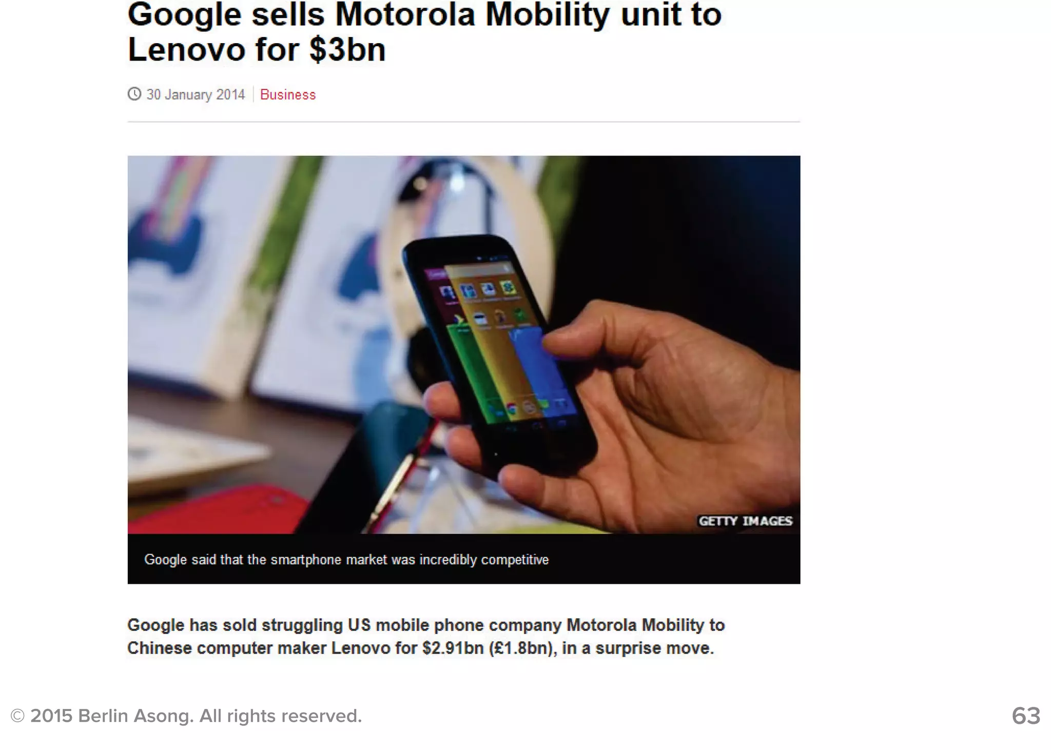 © 2015 Berlin Asong. All rights reserved. 63
 