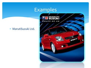 Examples


MarutiSuzuki Ltd.
 