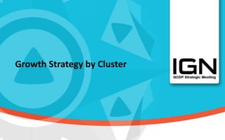 Growth Strategy by Cluster
 