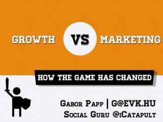 Growth vs Marketing: How the Game Has Changed