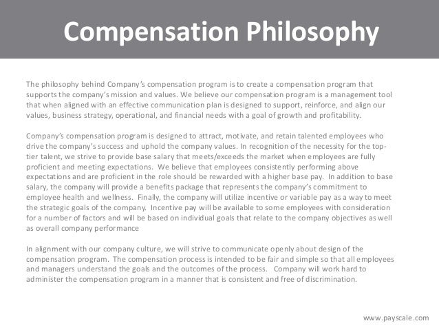 work philosophy examples