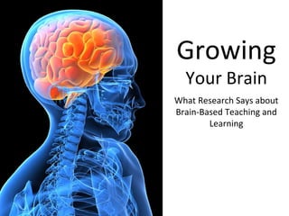 Growing  Your Brain What Research Says about Brain-Based Teaching and Learning 