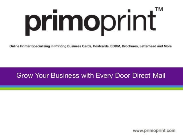 Grow Your Business With Every Door Direct Mail