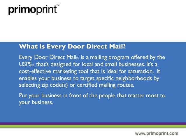 Grow Your Business With Every Door Direct Mail