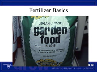 Fertilizer Basics 