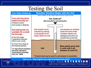 Testing the Soil 