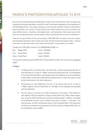 Goa Regional Plan 2021 part 1