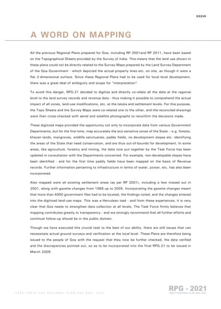 Goa Regional Plan 2021 part 1