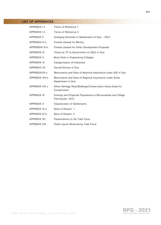 Goa Regional Plan 2021 part 1
