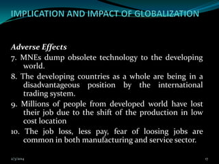 GLOBALIZATION IN INDIA