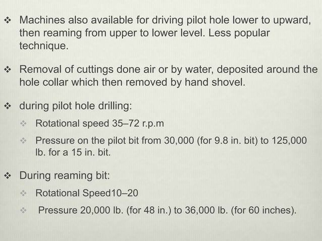Different Raising Techniques in mining | PPTX | Climbing | Extreme Sports