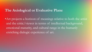 Axiological Art Example The READING-IMAGE. in the Art appreciation pptx | PPTX