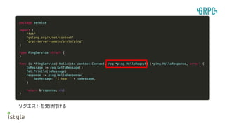 リクエストを受け付ける
 