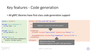 gRPC on .NET Core - NDC Oslo 2020 | PPTX