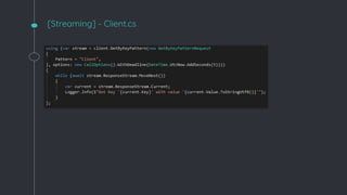 [Streaming] - Client.cs
 