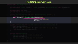 Spring Camp 2017 - gㅏ벼운 RPC, gRPC
