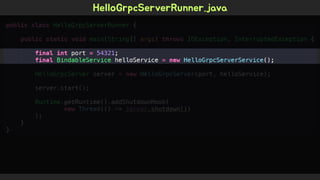 Spring Camp 2017 - gㅏ벼운 RPC, gRPC