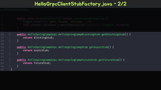 Spring Camp 2017 - gㅏ벼운 RPC, gRPC