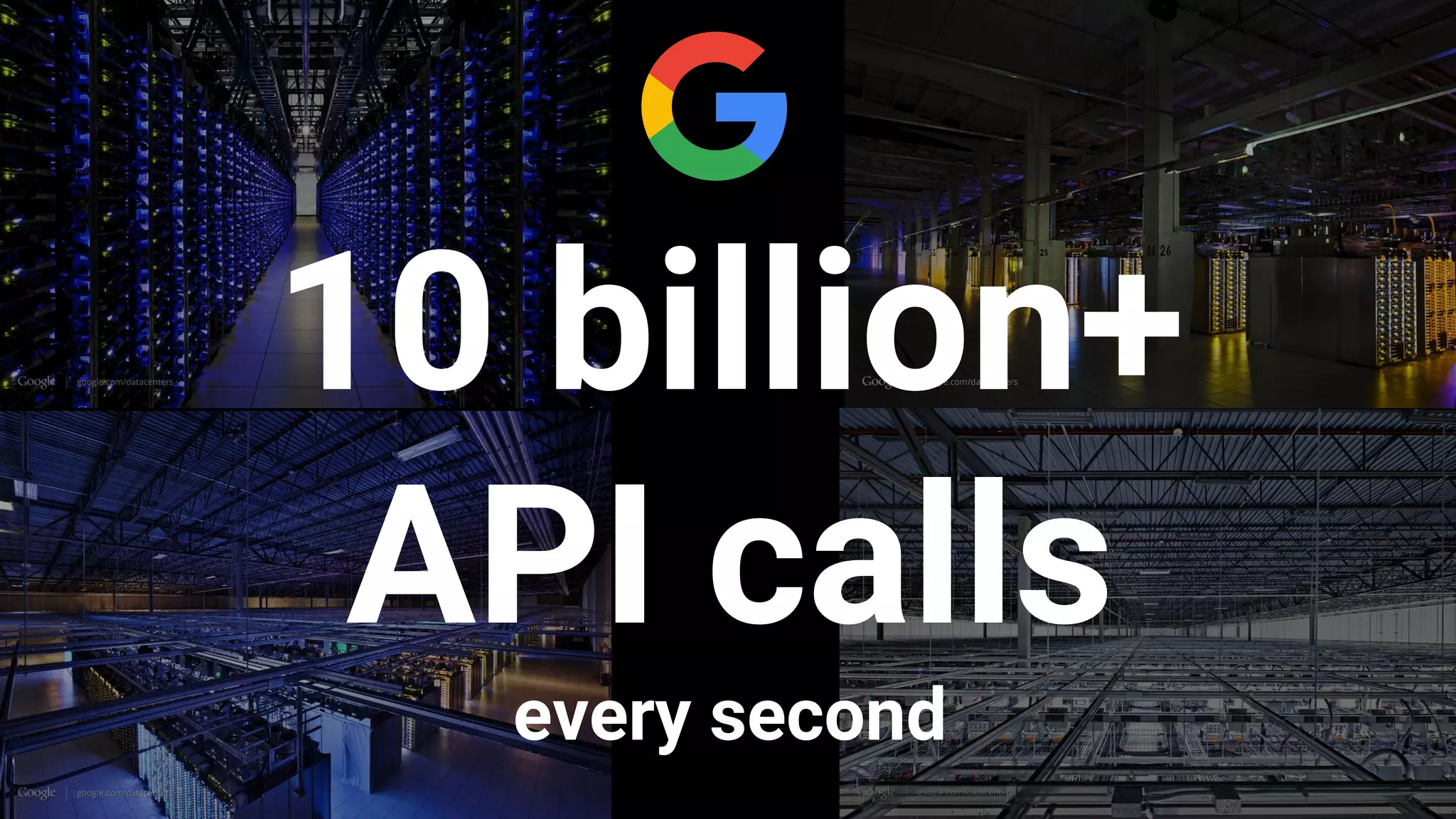 10 billion+
API calls
every second
 