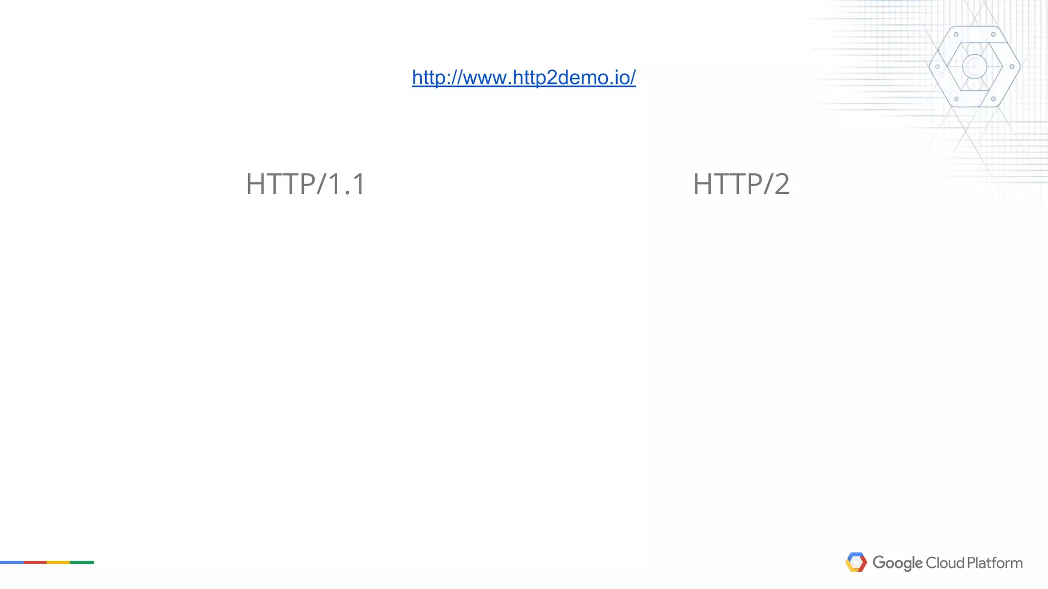 HTTP/2HTTP/1.1
http://www.http2demo.io/
 