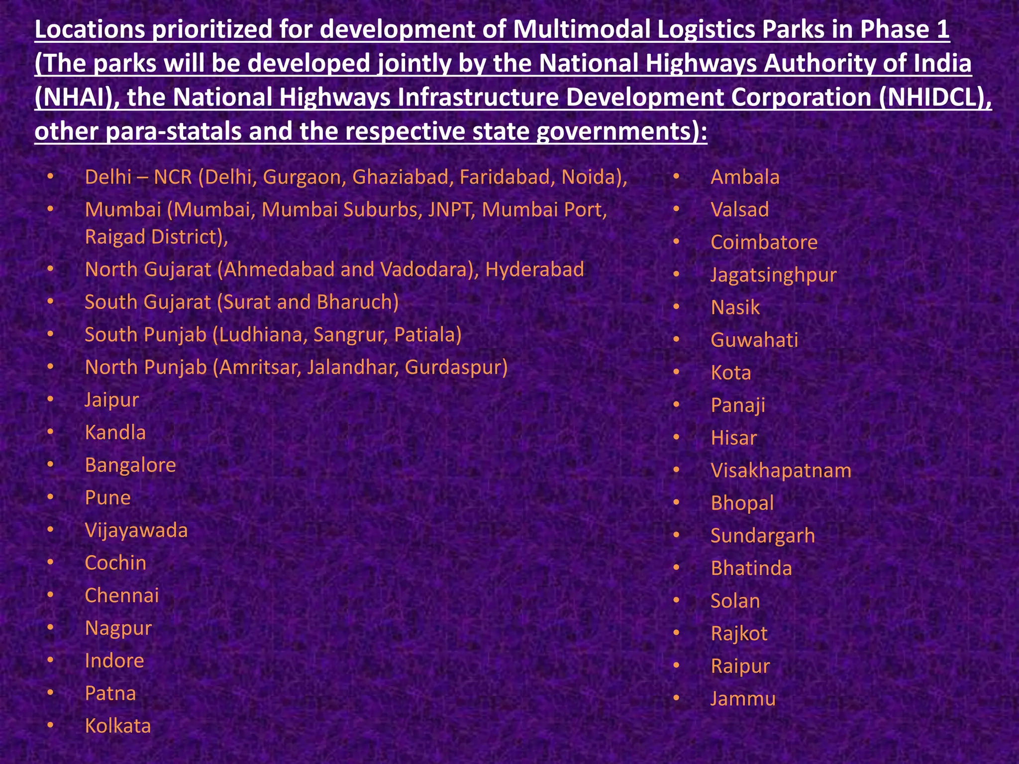 Planning principles of Bus Terminals and Logistics Parks | PPTX | Rail ...