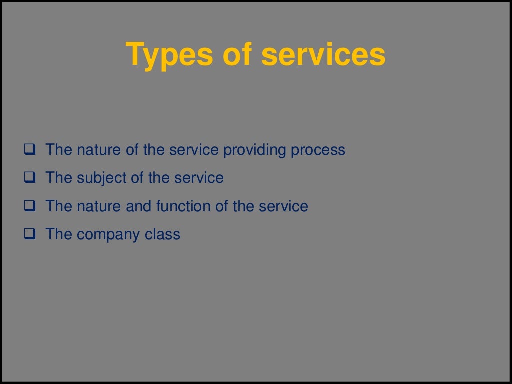 Difference Between Product And Service