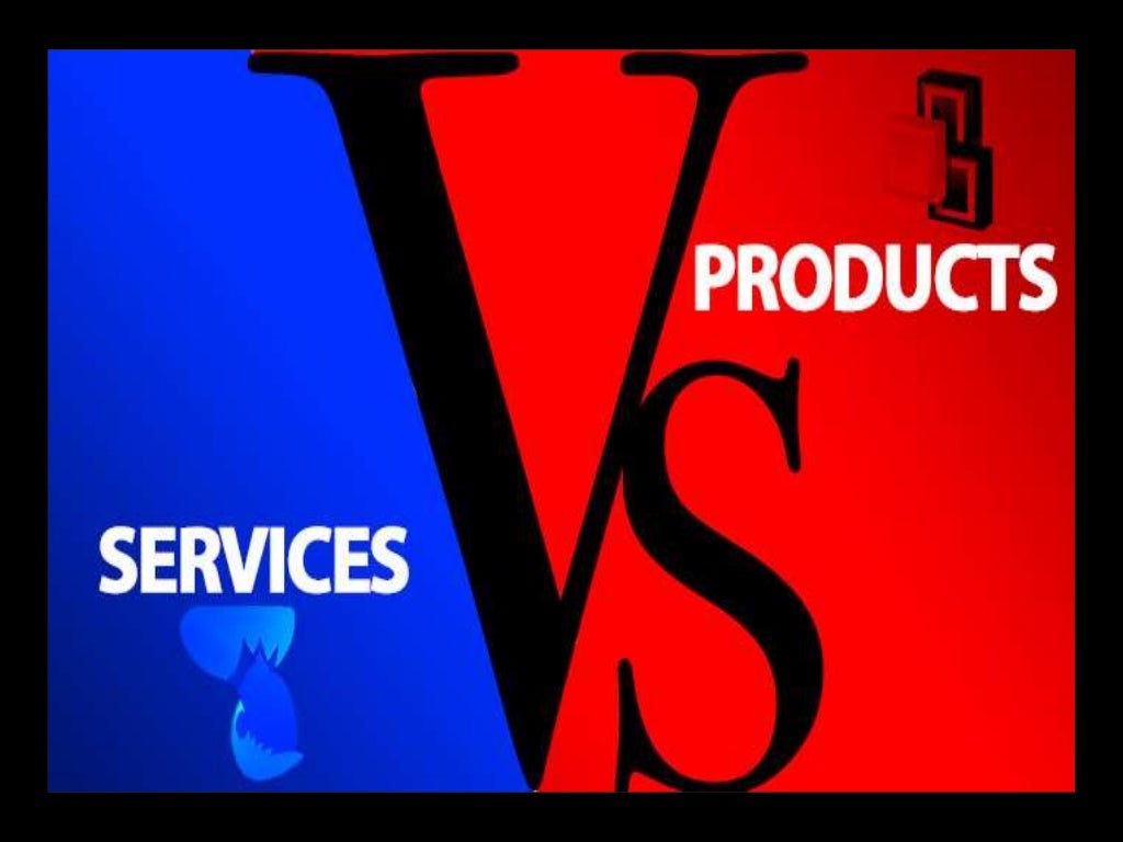 Difference Between Product And Service