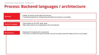 Software Engineering Management Framework - Building an Awesome ...