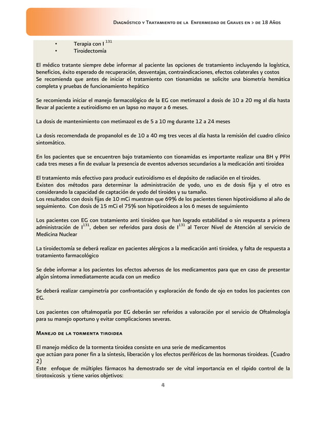 Guia de practica clinica rapida enfermedad graves hipertiroidismo