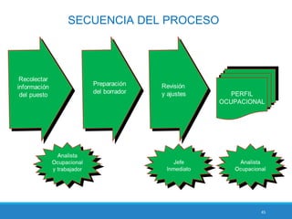45
SECUENCIA DEL PROCESO
 