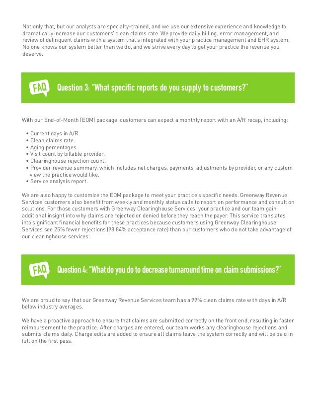 Greenway Revenue Services (GRS) FAQ